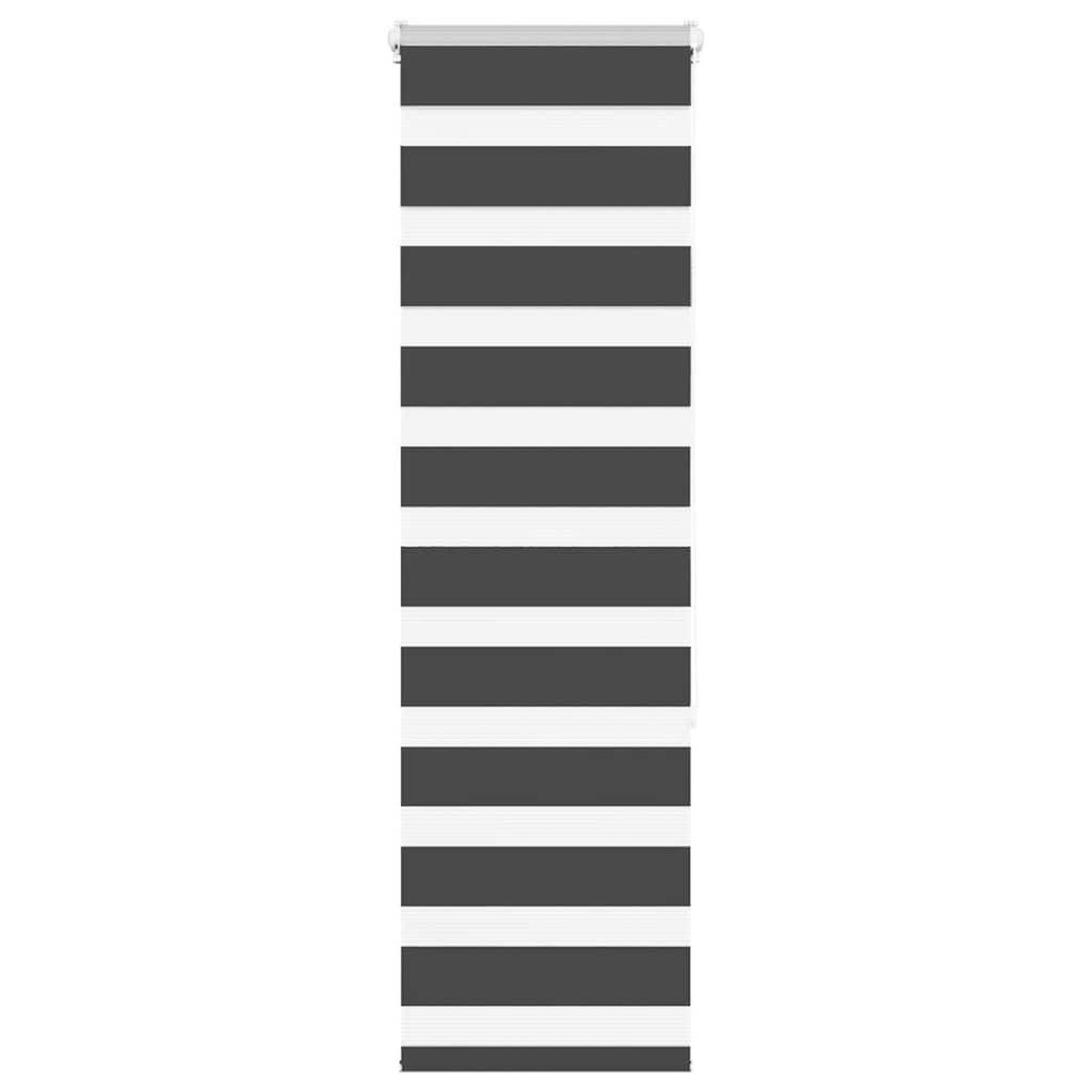VIDAXL Store zebre noir 45x150 cm largeur du tissu 40,9 cm polyester
