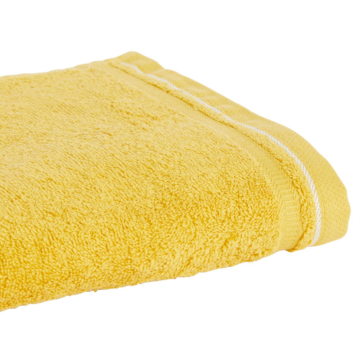 ACTUEL Serviette de toilette unie en coton  450 g/m²