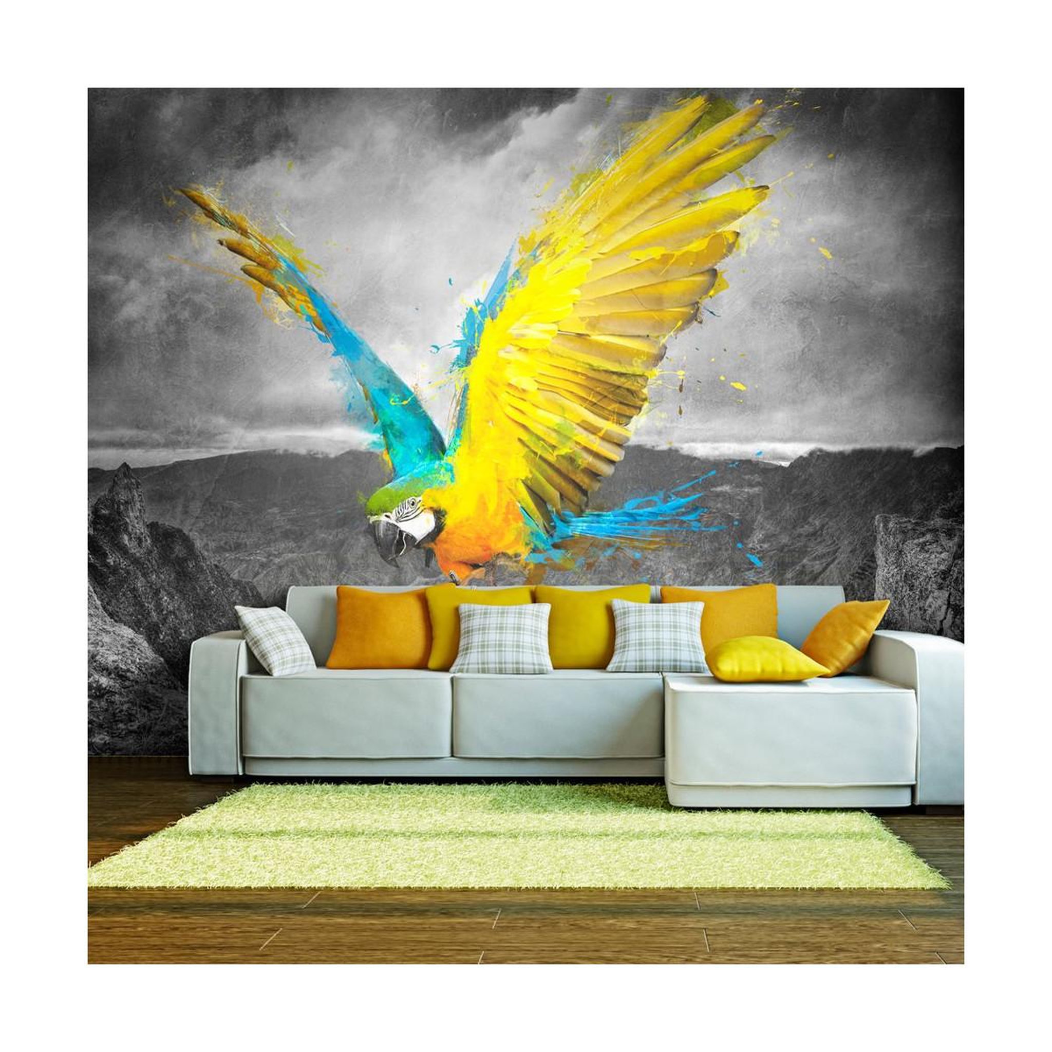 Paris Prix Papier peint  exotic parrot ii  270x450cm