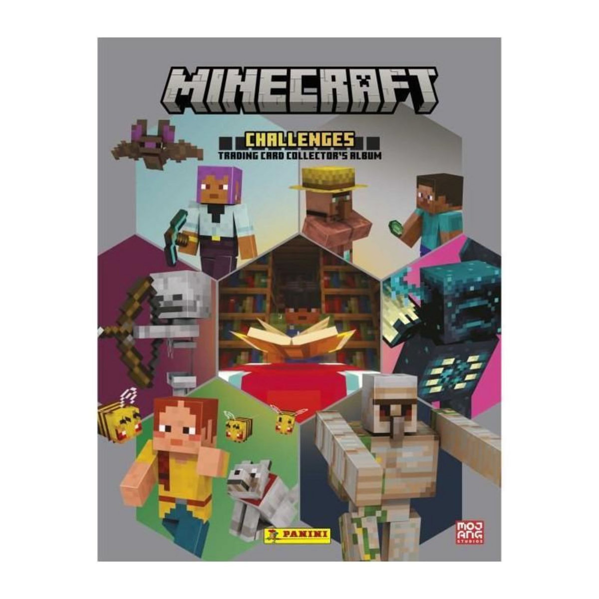 Panini Pack de démarrage - PANINI - Minecraft TC 4 - Starter Pack - Classeur + 2 pochettes + 1 patch + 1 carte EL