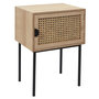 Voir la diapositive 1 : Paris Prix Table de Chevet en Bois 1 Porte  Bessie  55cm Naturel