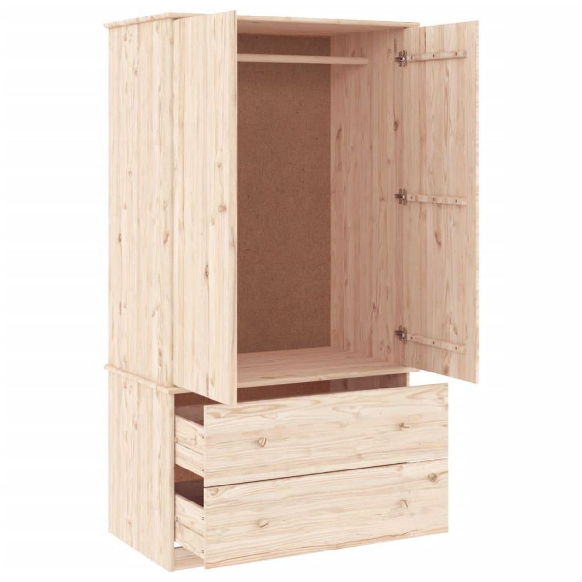 VIDAXL Garde-robe ALTA 90x55x170 cm bois massif de pin