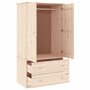 Voir la diapositive 3 : VIDAXL Garde-robe ALTA 90x55x170 cm bois massif de pin