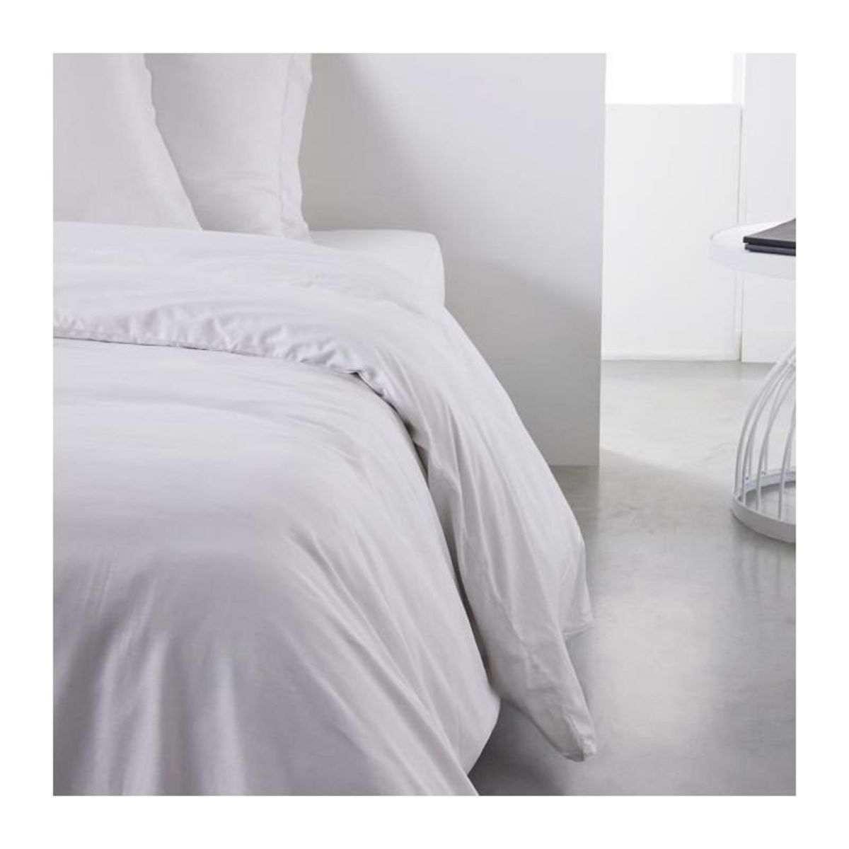 Today Housse de couette TODAY Essential - 220 x 240 cm - 2 personnes - 100% Coton uni - Craie