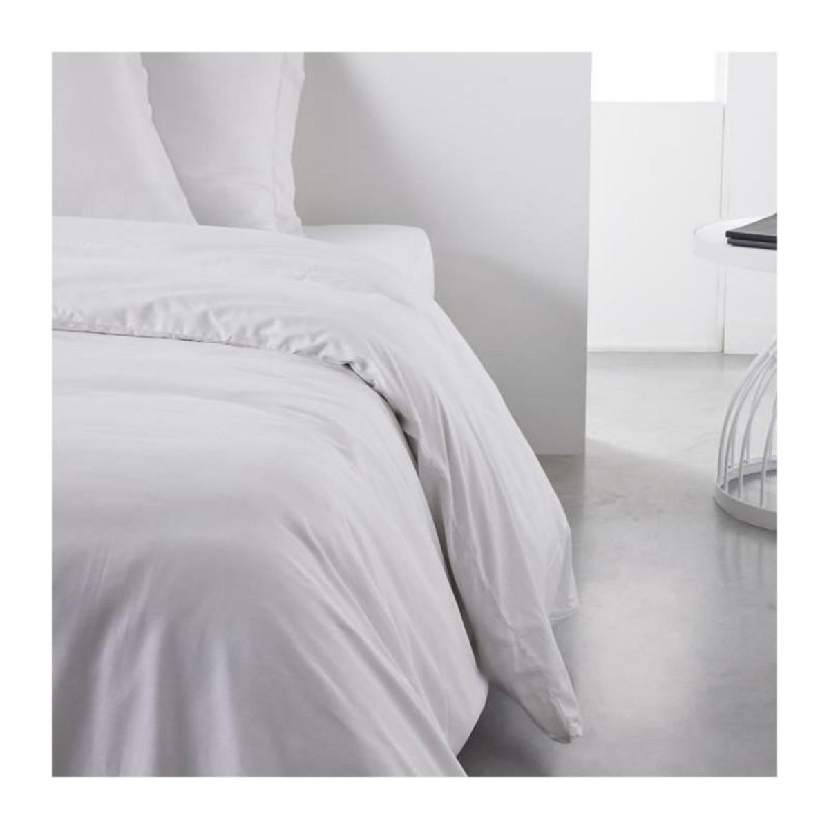 Today Housse de couette TODAY Essential - 220 x 240 cm - 2 personnes - 100% Coton uni - Craie
