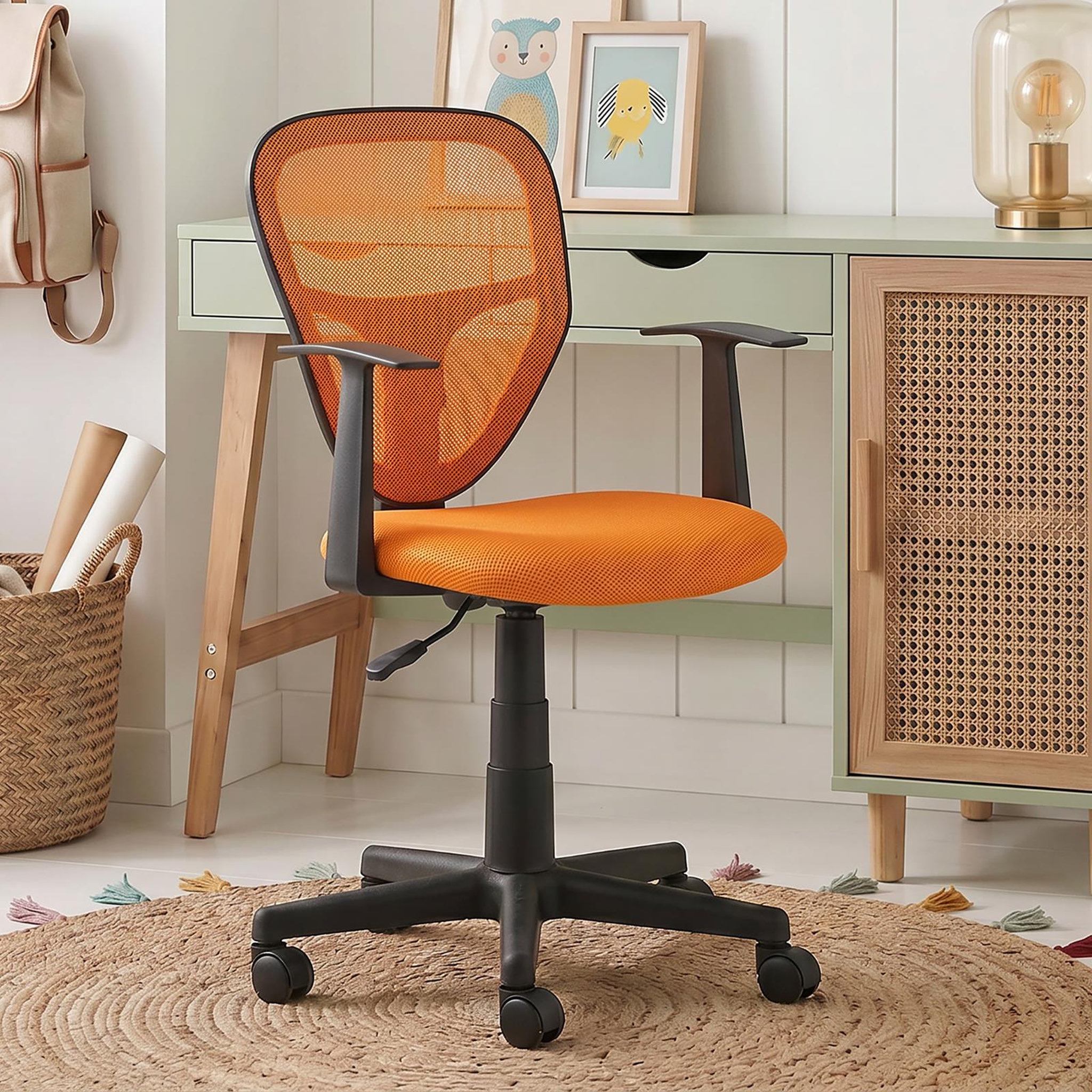 Voir la diapositive 2 : IDIMEX Chaise de bureau pour enfant STUDIO