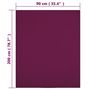 Voir la diapositive 5 : VIDAXL Draps-housses Jersey 2 pcs Bordeaux 90x200 cm Coton