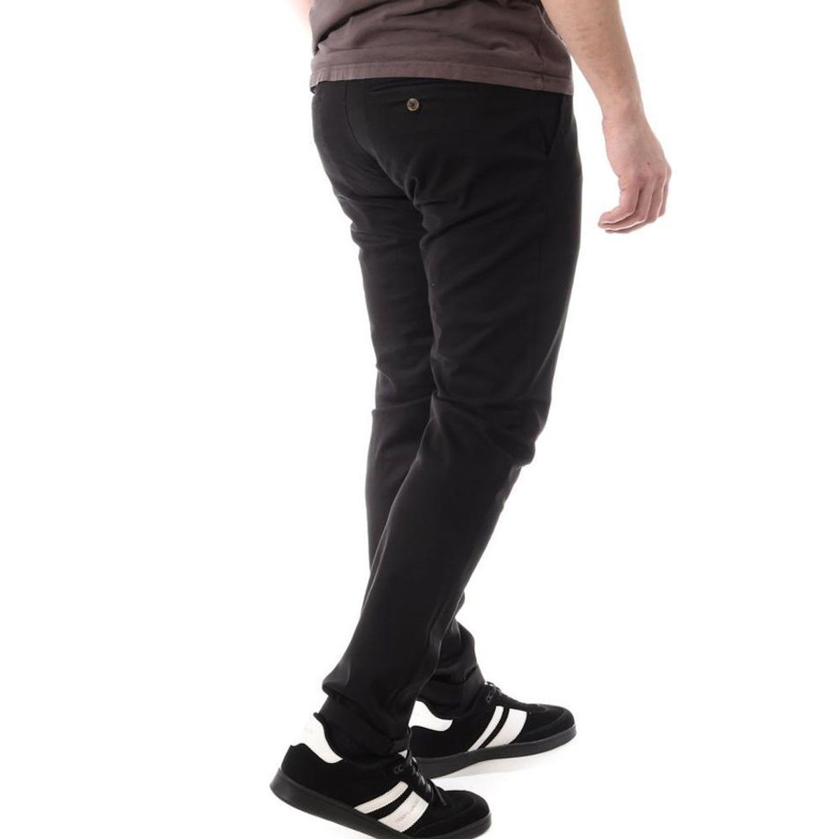 PANAME BROTHERS Pantalon Chino Noir Homme Paname Brothers Costa