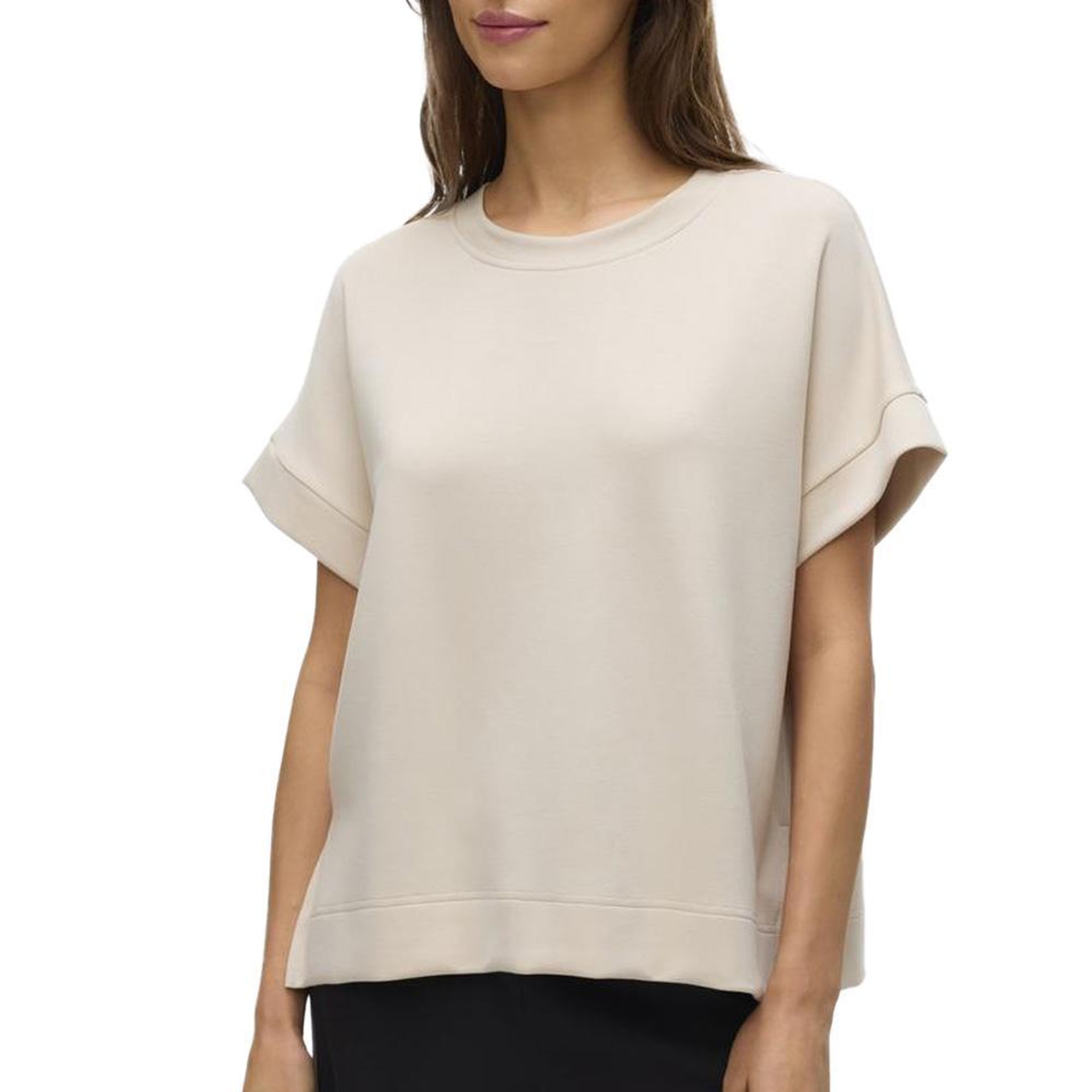 Vero Moda T-Shirt Beige Clair Femme Vero Moda Hali. Coloris disponibles : Beige