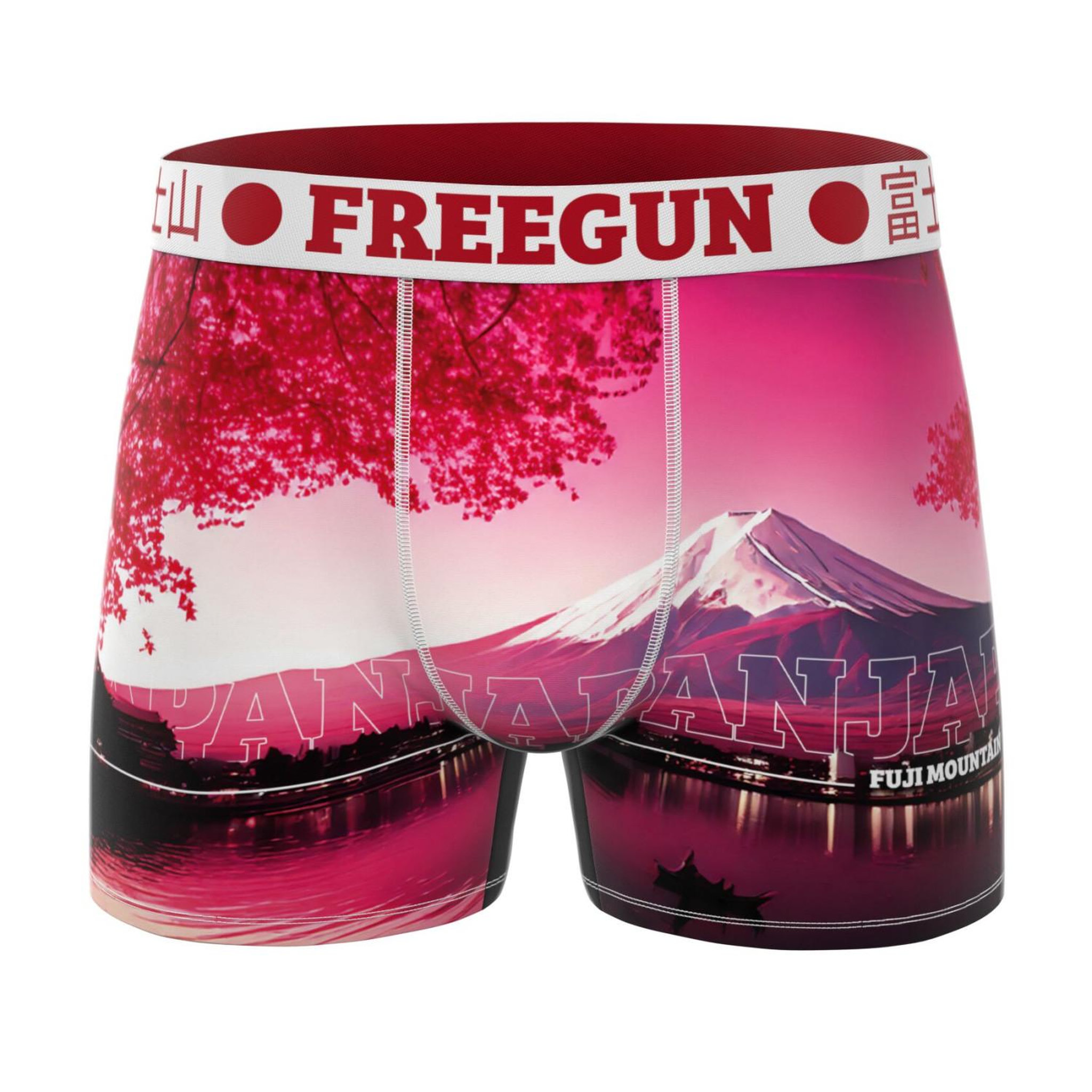 Voir la diapositive 5 : FREEGUN Lot de 3 boxers junior collection world painting