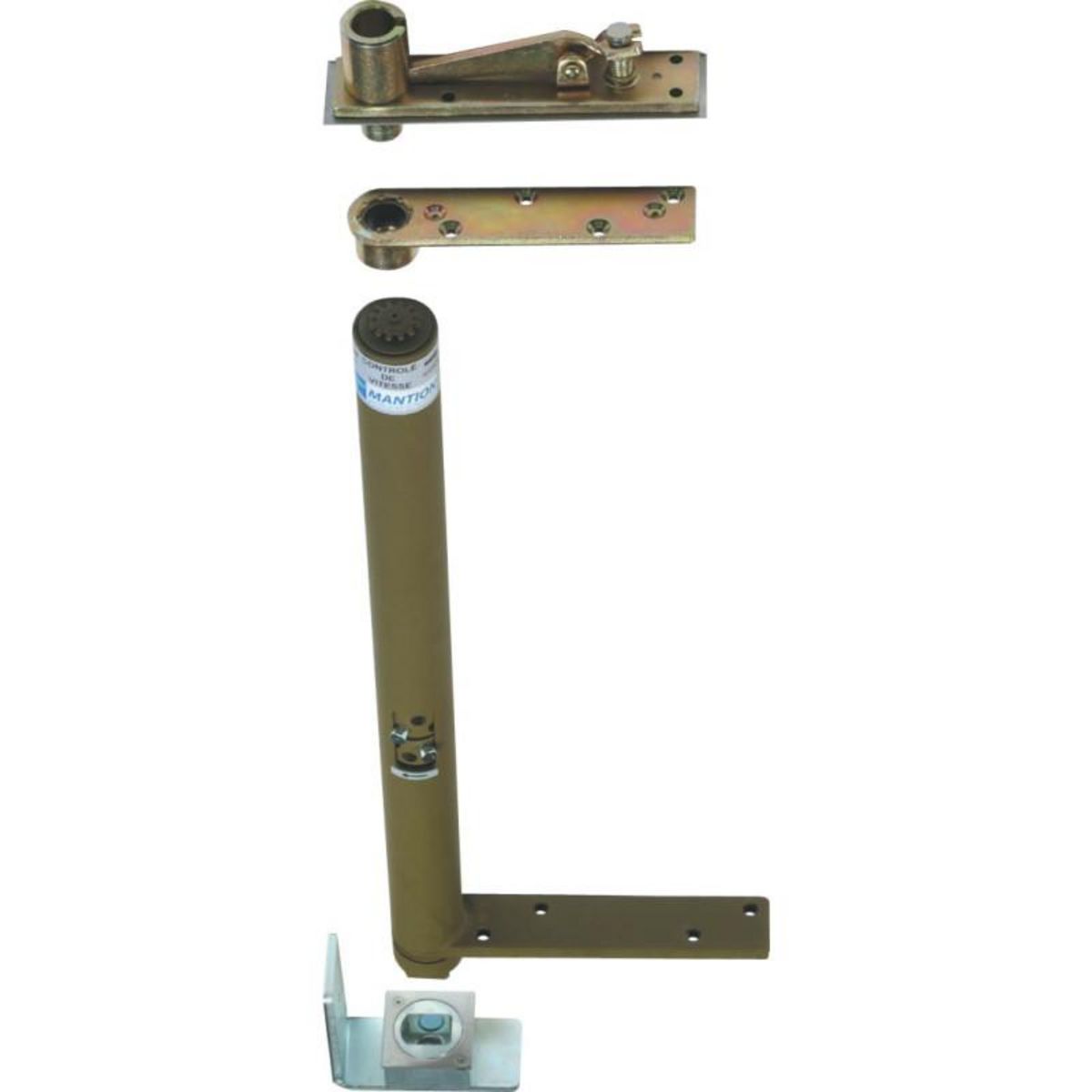 MANTION SAS Ferme portillon invisible tube 40 85kg gauche MANTION 25312GT