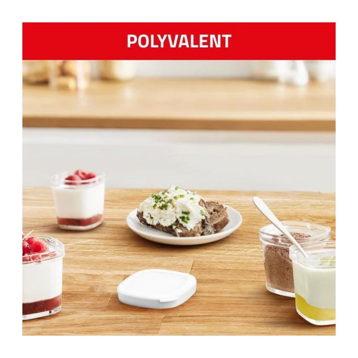 SEB SEB Yaourtiere 6 pots, 6 programmes dont 1 mode express, Yaourts et desserts maison, Utilisation simple, Fabriqué en France YG6