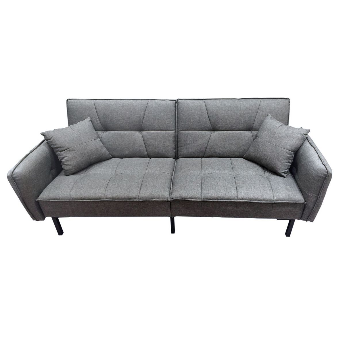 The Home Deco Factory Canapé convertible - Gris vert