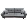 Voir la diapositive 2 : The Home Deco Factory Canapé convertible - Gris vert