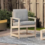 Voir la diapositive 3 : VIDAXL Chaise de jardin 62x56x77 cm bois de pin massif