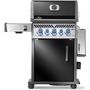 Voir la diapositive 2 : NAPOLEON Barbecue gaz Rogue RPS425RSIBPK2FRR noir 5 bruleurs sur chariot,  60x45 cm bruleurs latéral et arrière infrarouge