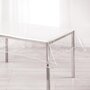 Voir la diapositive 1 : Paris Prix Nappe Cristal  Garden  140x240cm Transparent & Blanc