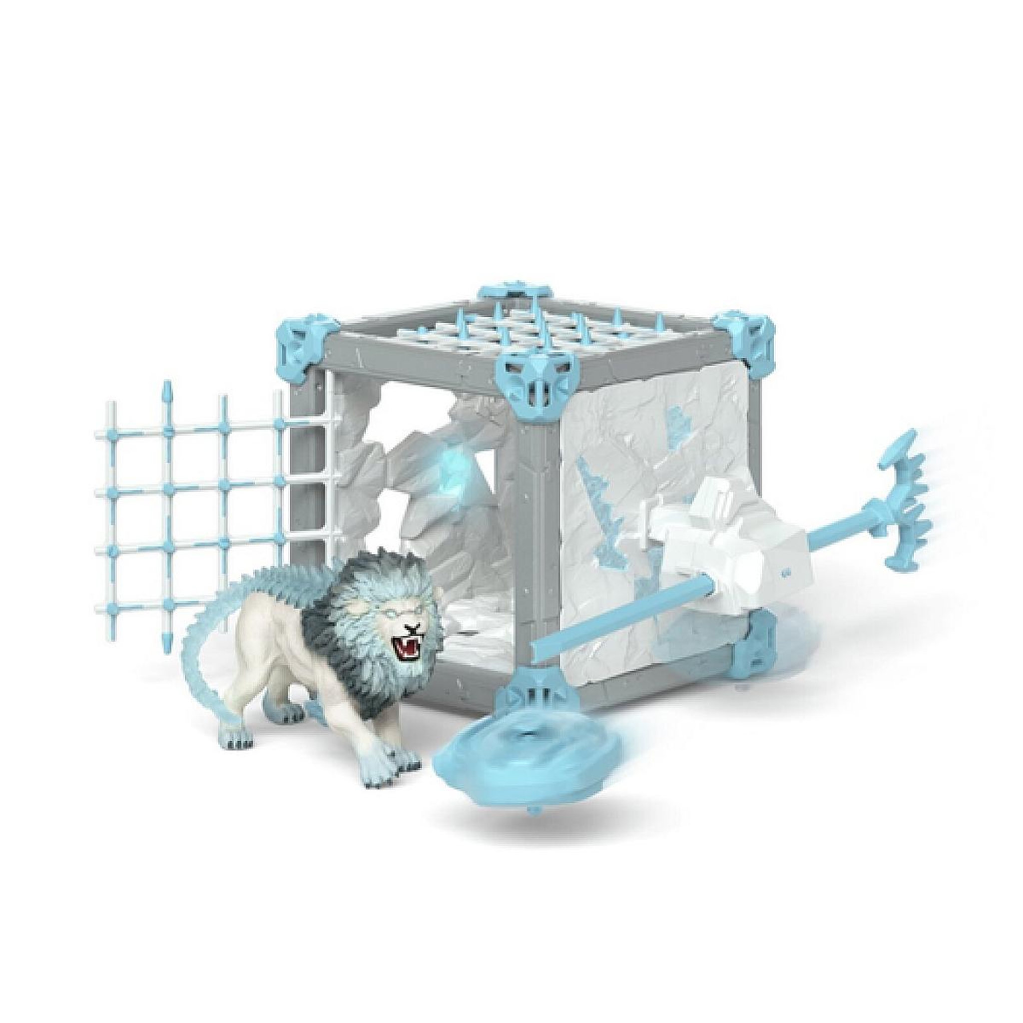 Voir la diapositive 2 : Schleich BattleCave Lion de Glace ELDRADOR CREATURES -