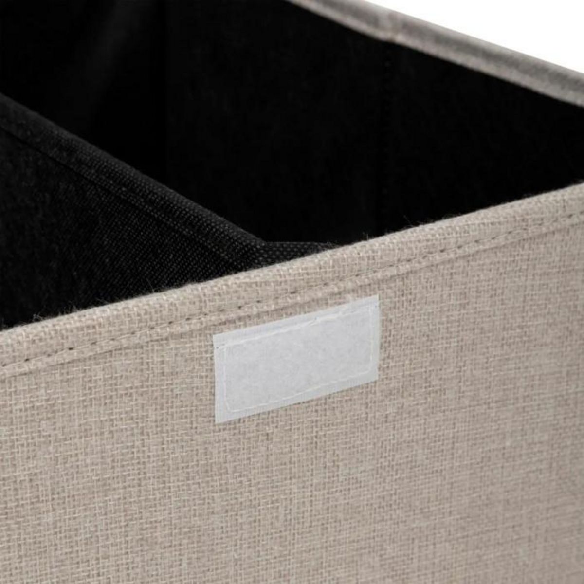 FIVE Panier à Linge Avec Séparateur  Colors  74L Beige Lin