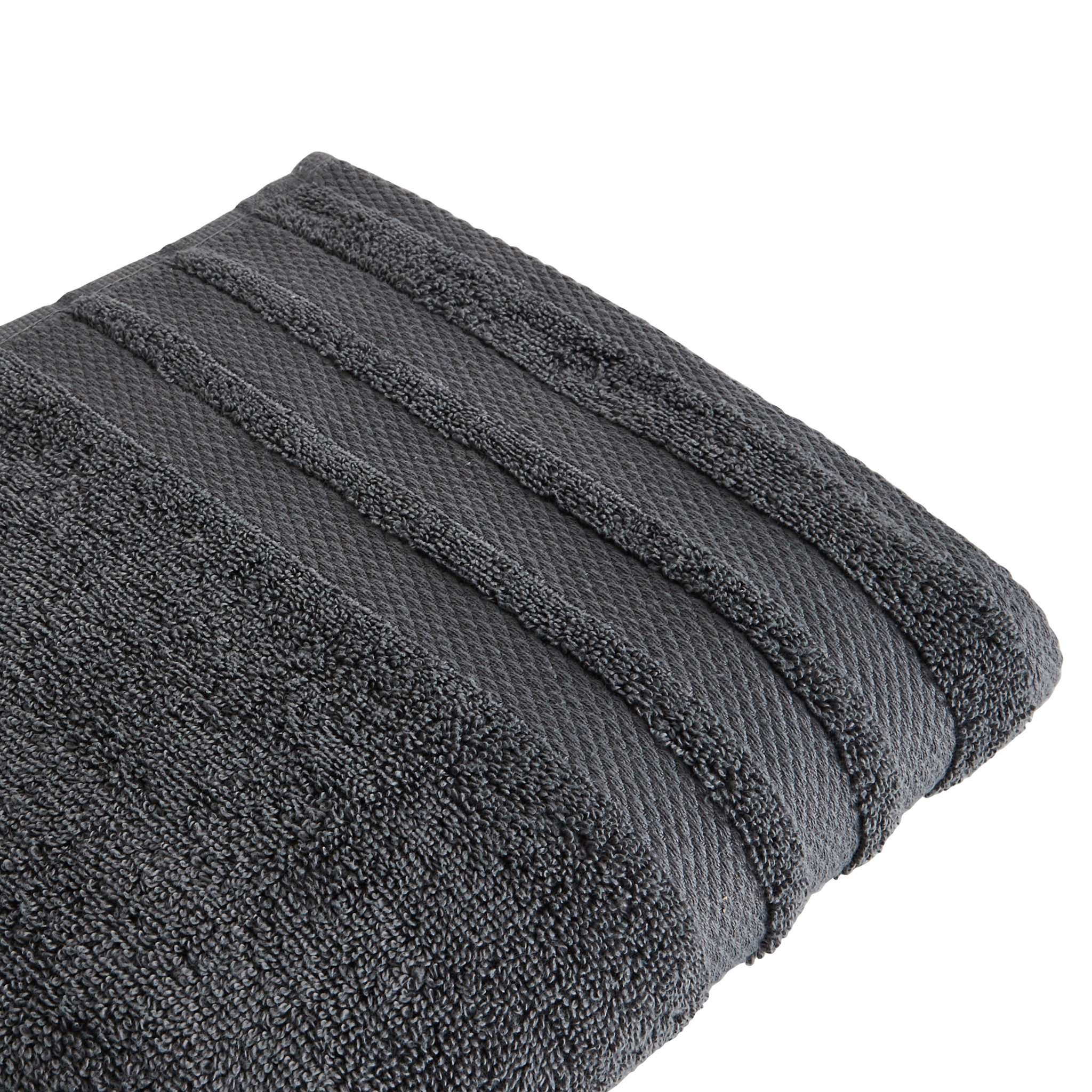 Voir la diapositive 3 : ACTUEL Serviette de toilette unie en coton 500 g/m²
