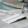 Voir la diapositive 4 : HOMCOM Rampe de fauteuil roulant rampe de chargement antidérapante pliable avec bordures de sécurité max. 270 Kg alu