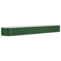 Voir la diapositive 2 : VIDAXL Lit sureleve de jardin Acier enduit de poudre 368x80x36 cm Vert