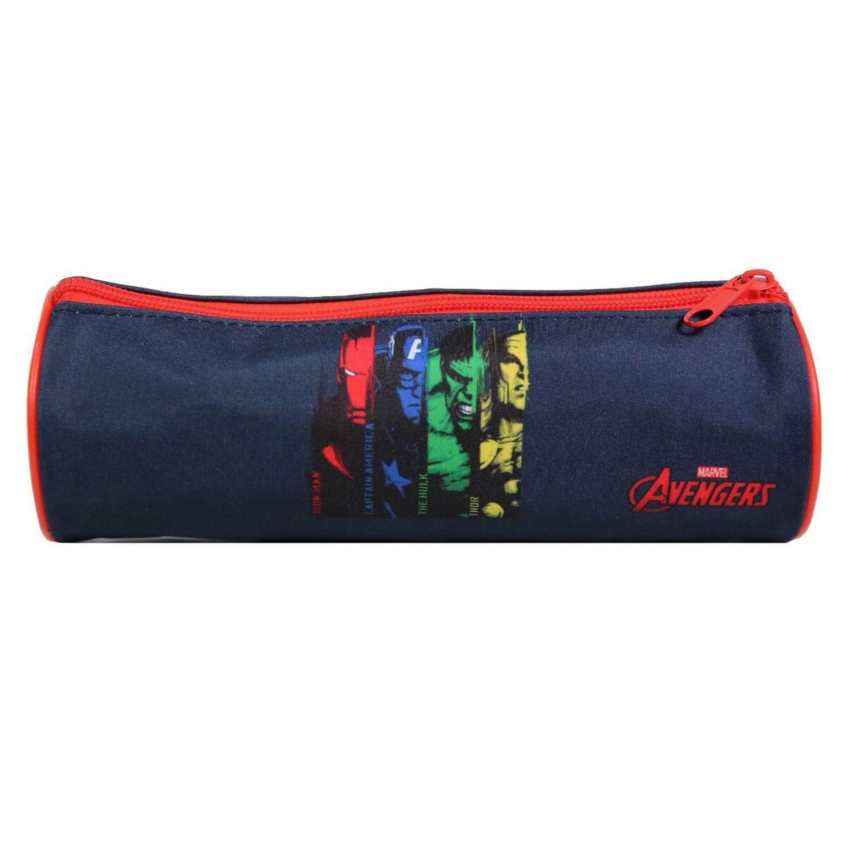 Bagtrotter BAGTROTTER Trousse scolaire ronde Avengers Bleue