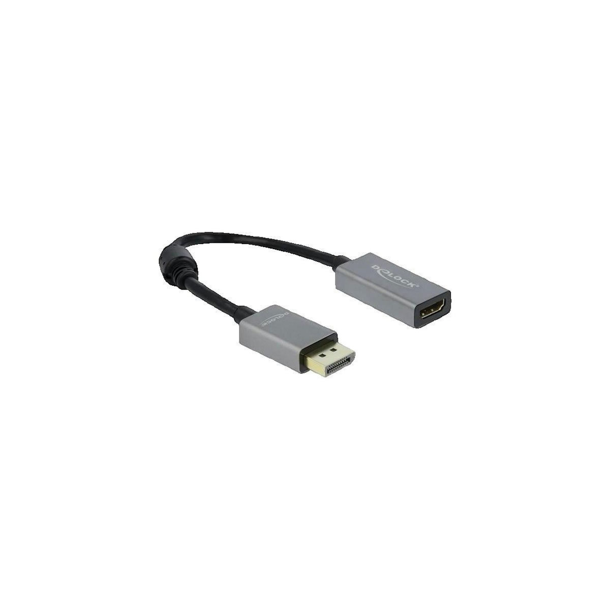 DeLock Adaptateur DisplayPort DELock 1.4 actif pour moniteur HDMI 4K Ultra HD 60Hz