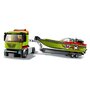 LEGO City 60254 - Le Transport du Bateau de Course