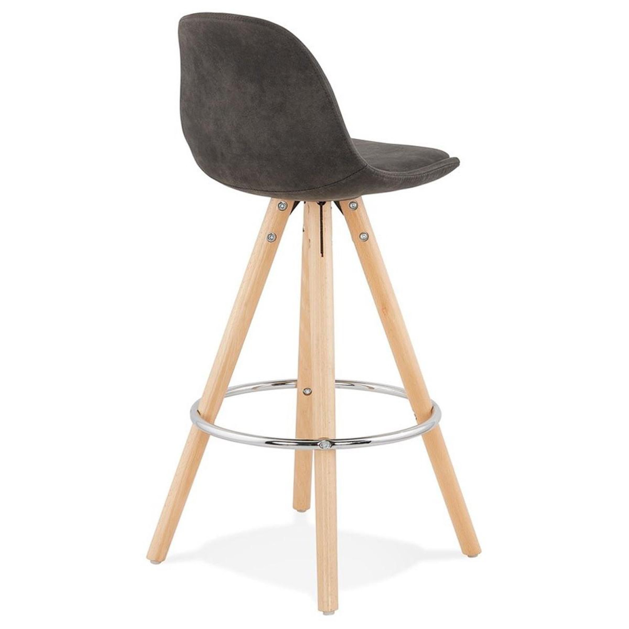 Voir la diapositive 4 : Paris Prix Tabouret de bar scandinave  miro  87cm gris & naturel