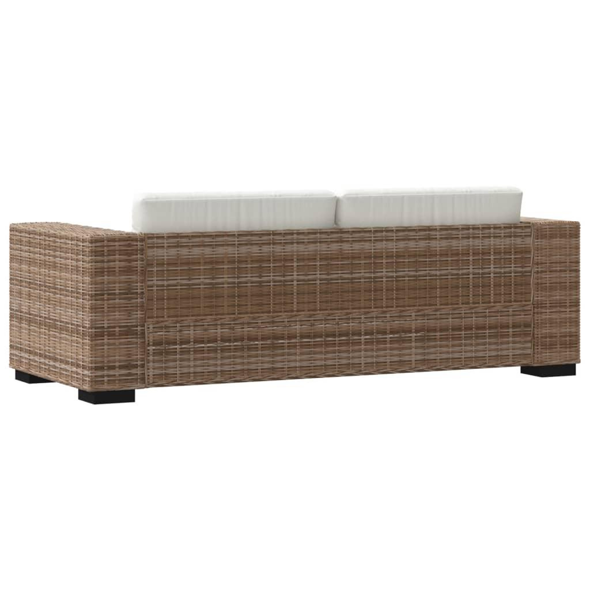 Voir la diapositive 5 : VIDAXL Ensemble de canape a 3 places 8 pieces Rotin veritable