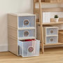 Voir la diapositive 3 : FIVE Tiroir Rigide Empilable  Tide'n Stak  30,5L Beige