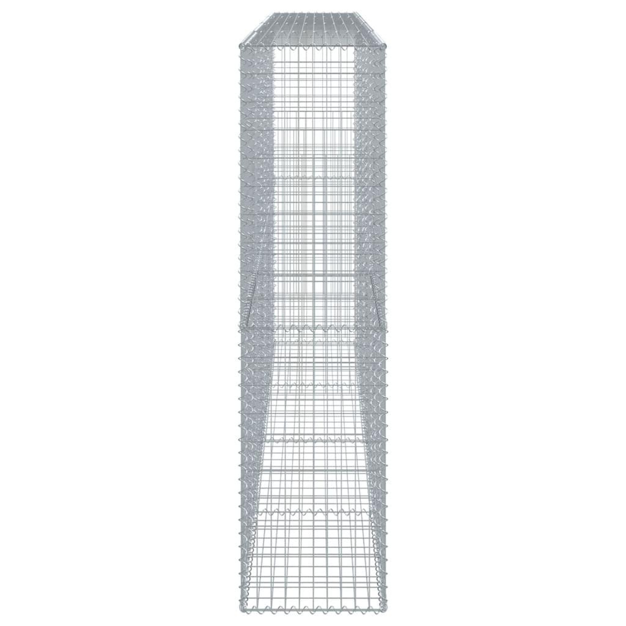 Voir la diapositive 4 : VIDAXL Panier gabion avec couvercle 400x50x200 cm fer galvanise
