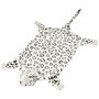 Voir la diapositive 1 : VIDAXL Tapis en peluche en forme de leopard 139 cm Blanc