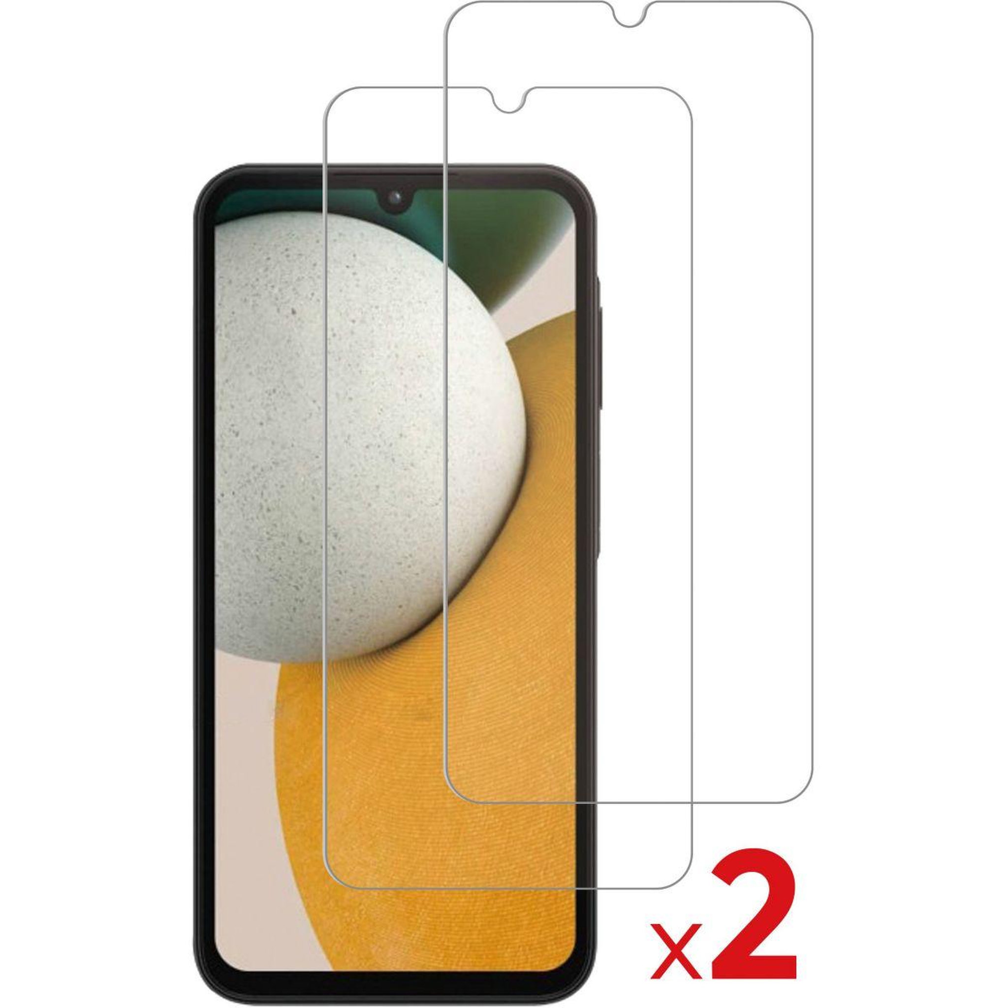 Voir la diapositive 1 : ESSENTIEL B Protège écran samsung a15 5g verre trempé x2