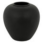 Voir la diapositive 1 : ATMOSPHERA Vase Boule en Dolomite  Rily  22cm Noir