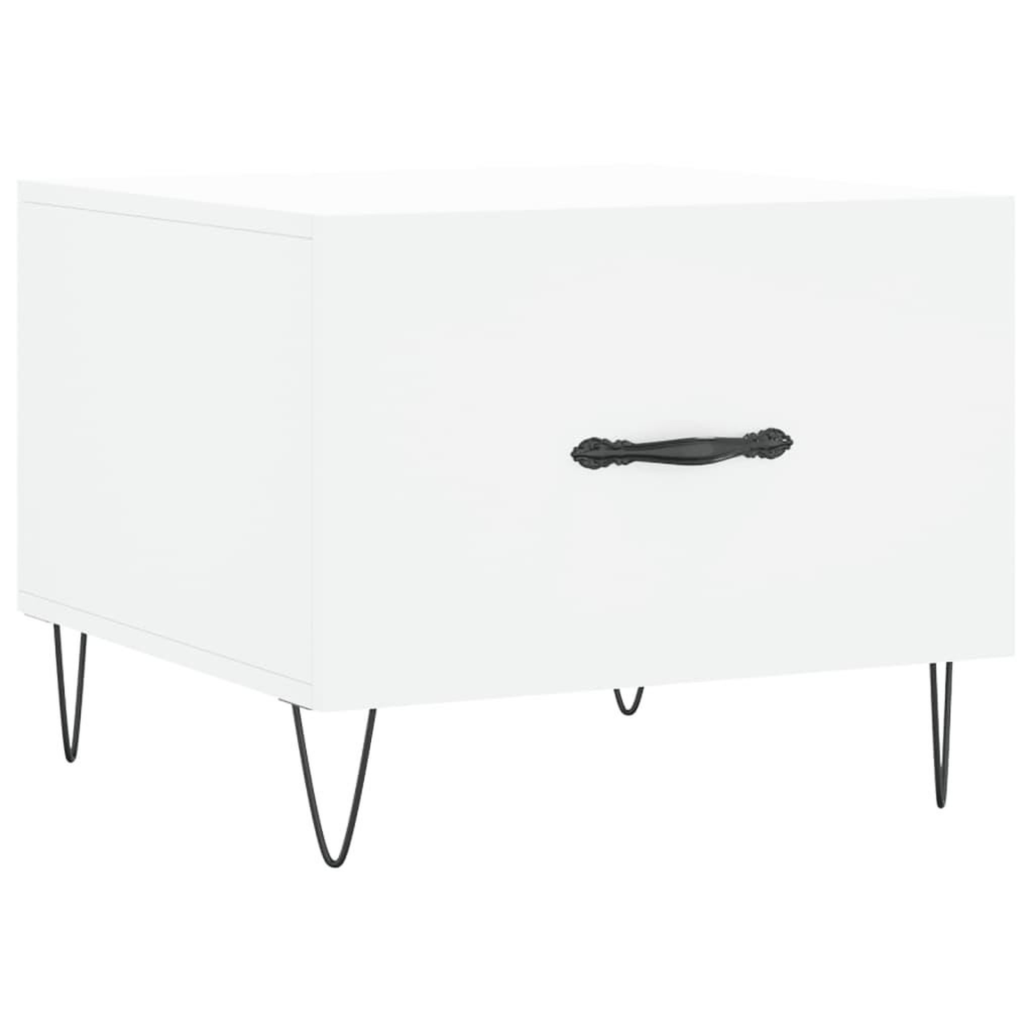 Voir la diapositive 5 : VIDAXL Tables basses 2 pcs blanc 50x50x40 cm bois d'ingenierie
