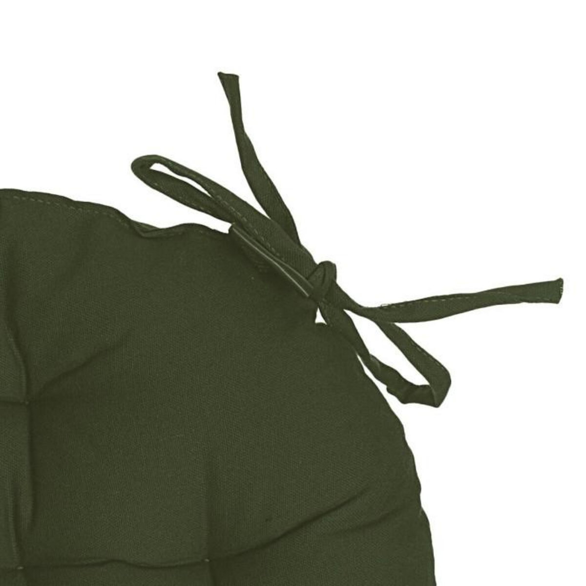 ATMOSPHERA Galette de Chaise Ronde  Leana  38cm Vert Kaki