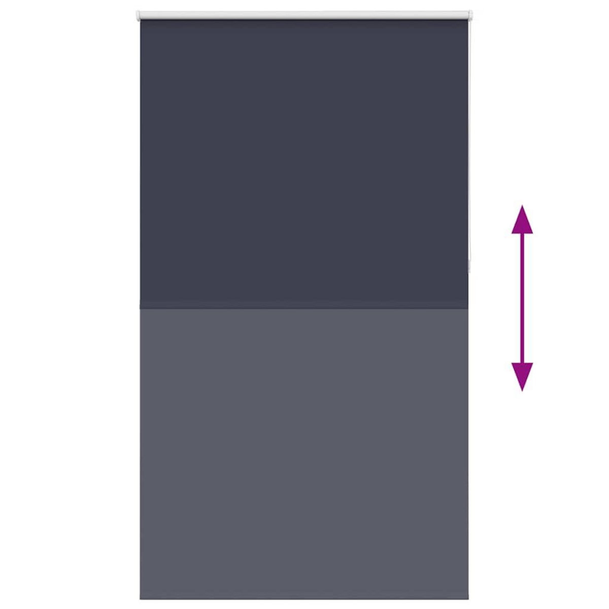 VIDAXL Store enrouleur occultant cafe 140x230 cm largeur du tissu