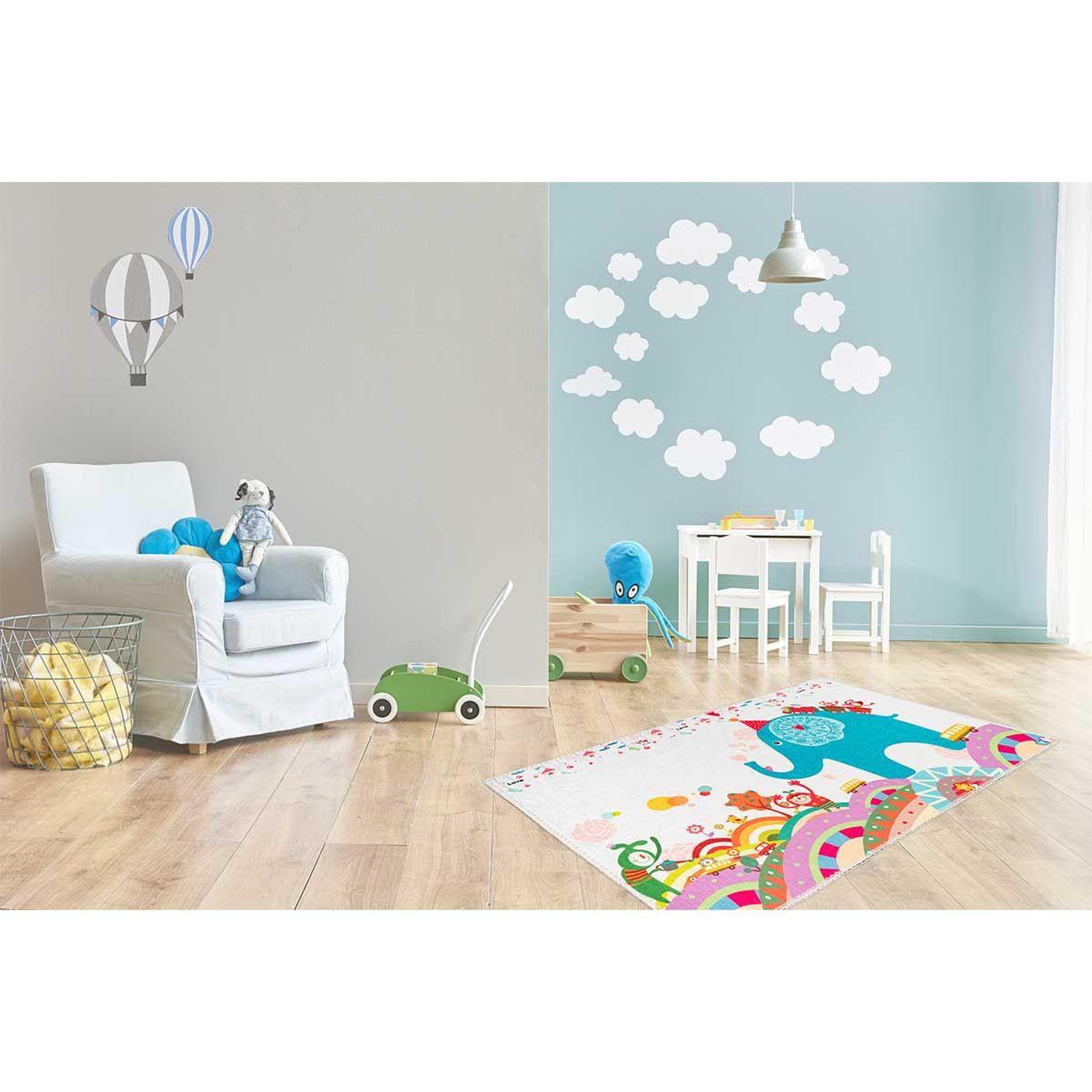 Voir la diapositive 4 : Paris Prix Tapis Enfant Imprimé  Coco  Multicolore