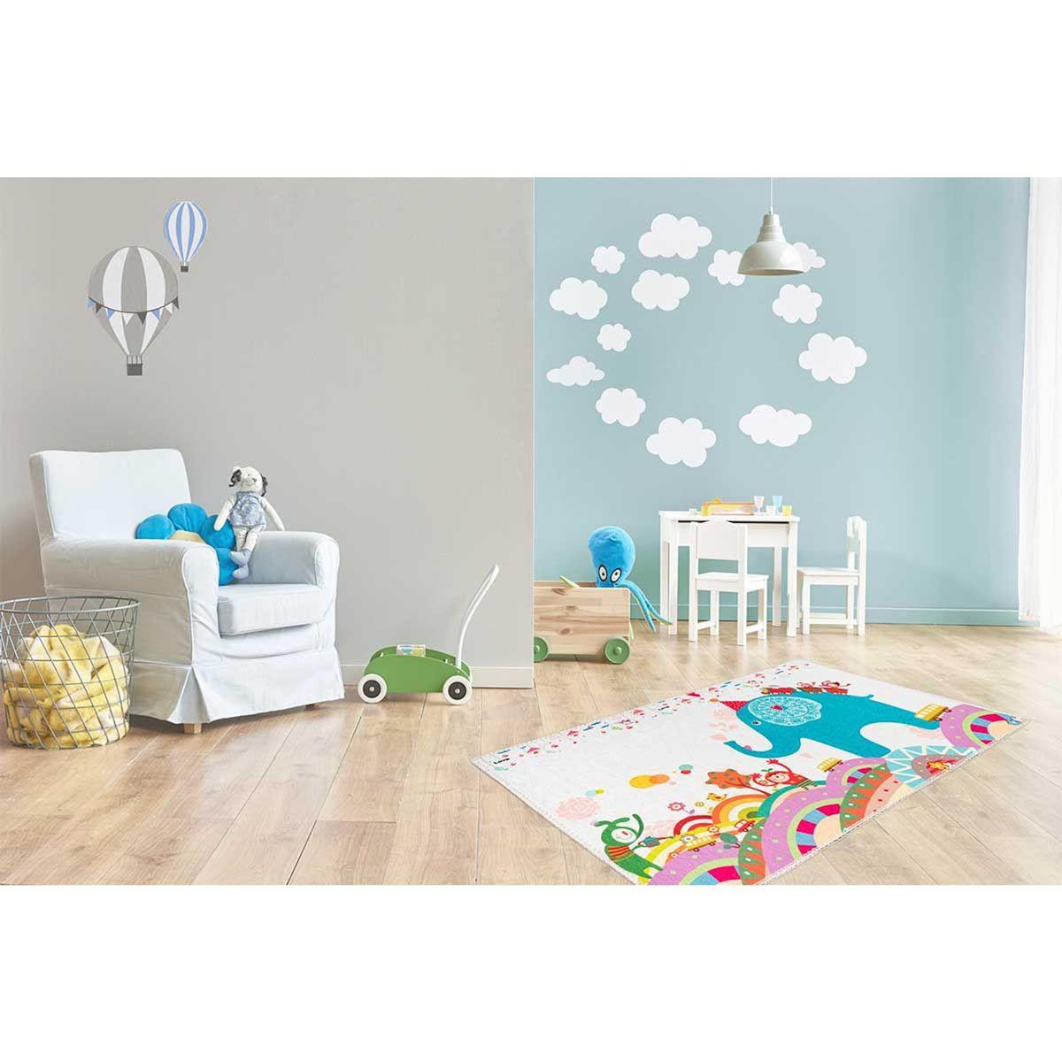 Paris Prix Tapis Enfant Imprimé  Coco  Multicolore