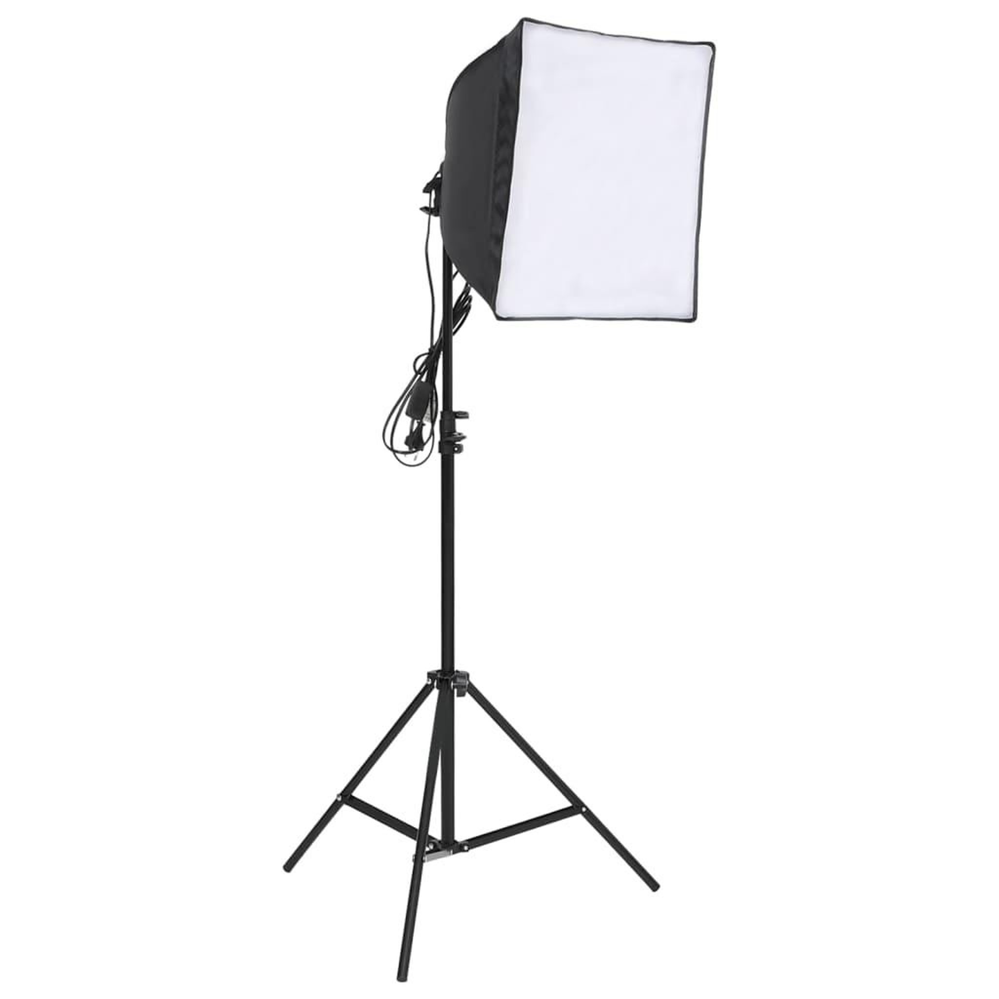 Voir la diapositive 3 : VIDAXL Kit d'eclairage de studio avec trepied et boîte a lumiere