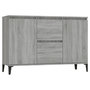 Voir la diapositive 2 : VIDAXL Buffet Sonoma gris 104x35x70 cm Bois d'ingenierie