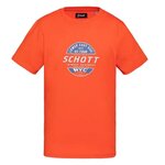 Schott T shirt  Garçon Schott USTOUR. Coloris disponibles : Orange