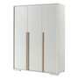 Voir la diapositive 4 : Paris Prix Pack - Lit Enfant, Chevet & Armoire 3 Portes  London  Blanc