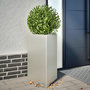 Voir la diapositive 1 : VIDAXL Jardiniere triangulaire 50x43x75 cm acier inoxydable