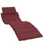 Voir la diapositive 2 : VIDAXL Coussin de chaise longue rouge bordeaux melange 186x58x3 cm