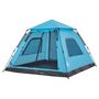 Voir la diapositive 4 : VIDAXL Tente de camping a dome 5 personnes bleu liberation rapide