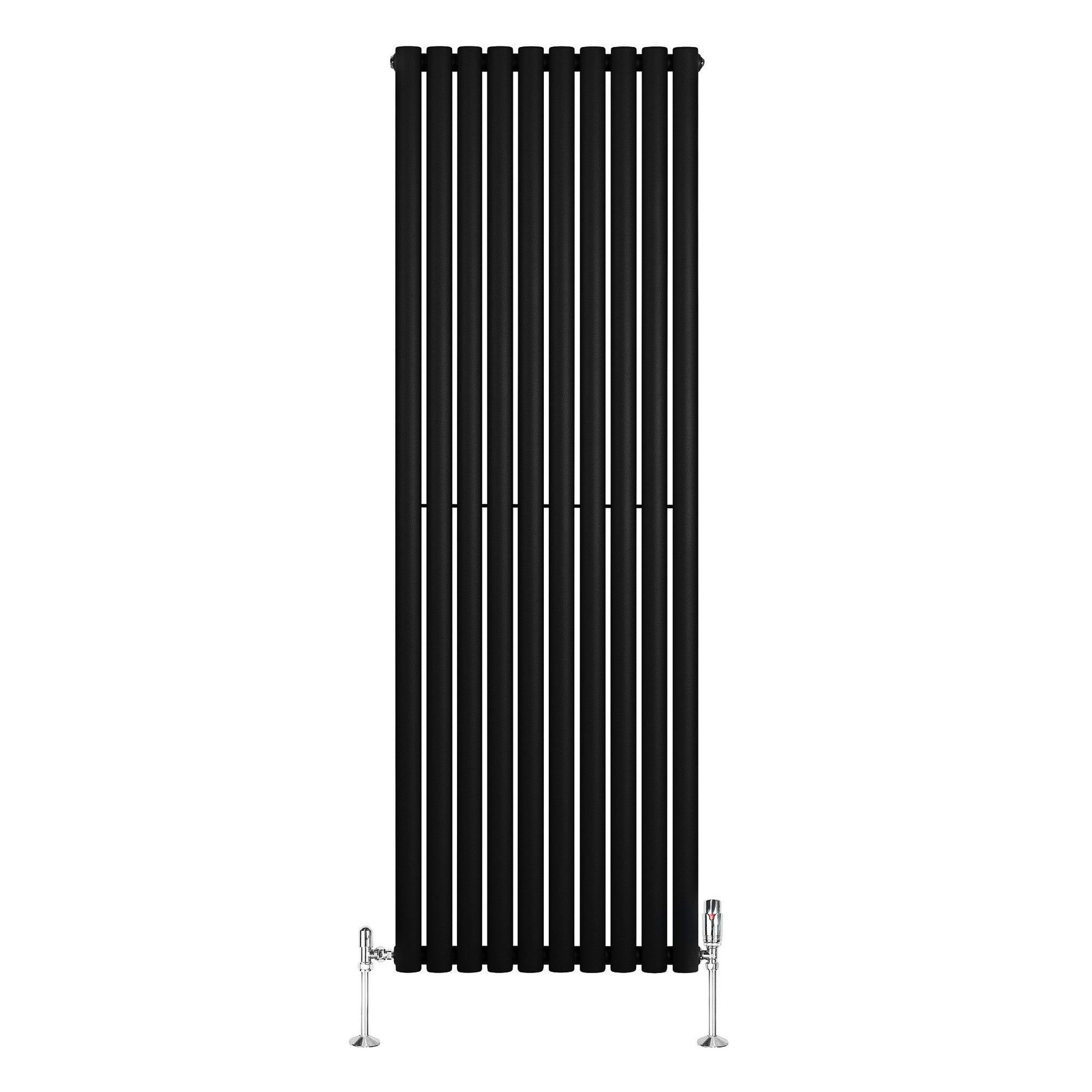 Voir la diapositive 2 : MONSTERSHOP Radiateur à colonnes ovales & vannes, 1 panneau - 1800 x 600 mm