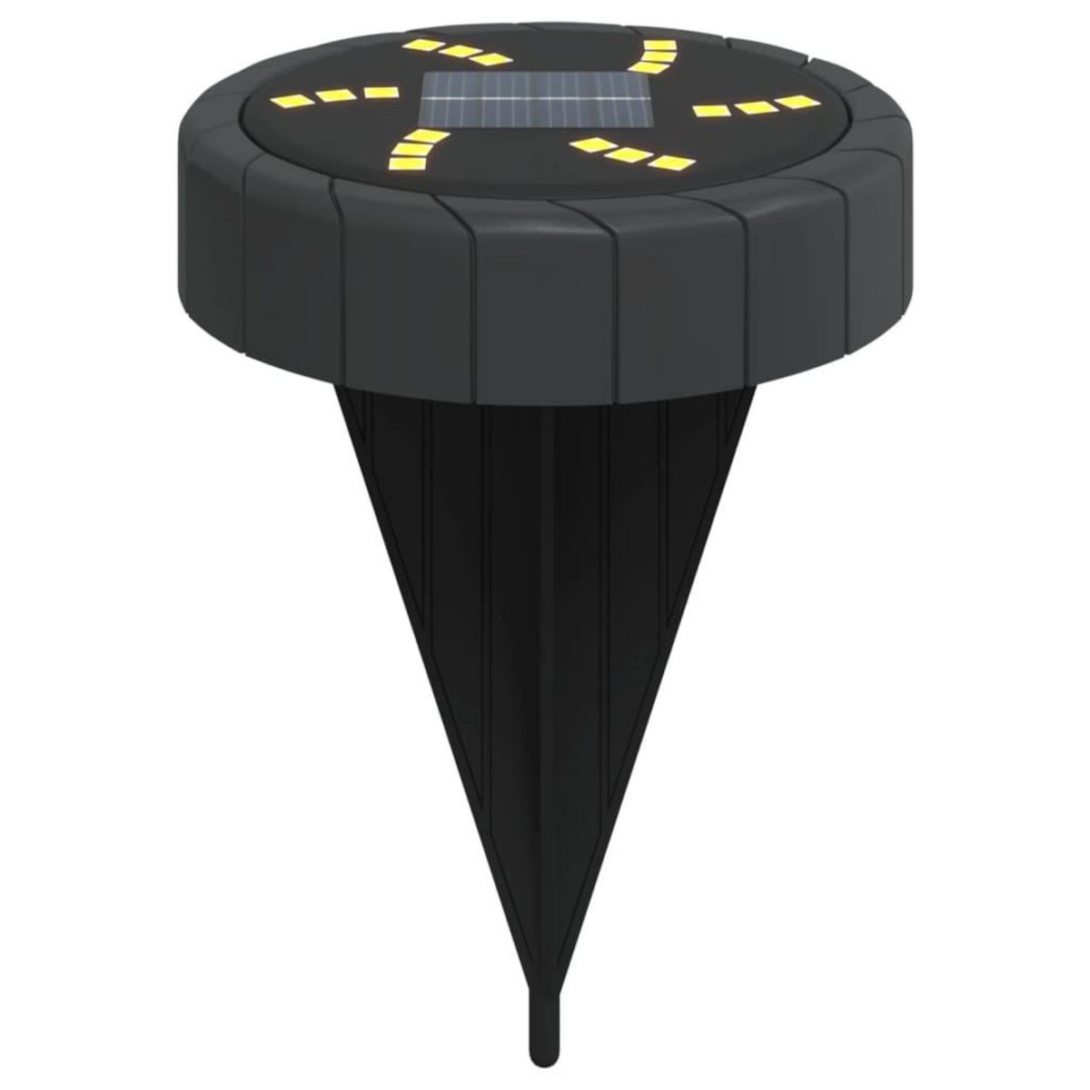 VIDAXL Lampes solaires de sol et piquets de sol exterieur 4 pcs